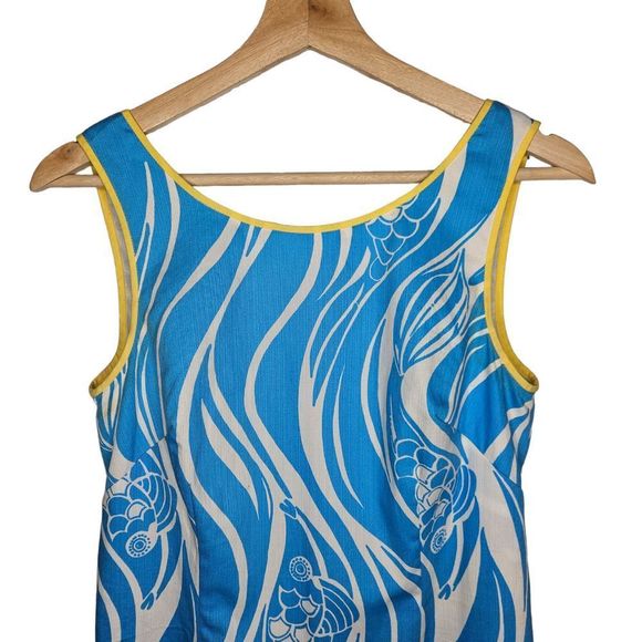 LILLY PULITZER Delia Shift Dress Resort White Joe Fish - Picture 2 of 10